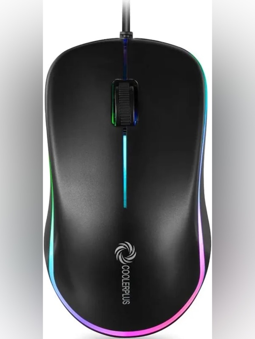 CoolerTech RGB Wired Gaming Mouse - Black